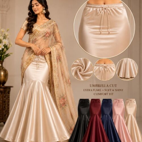 Shimmer Satin Umbrella Petticoat