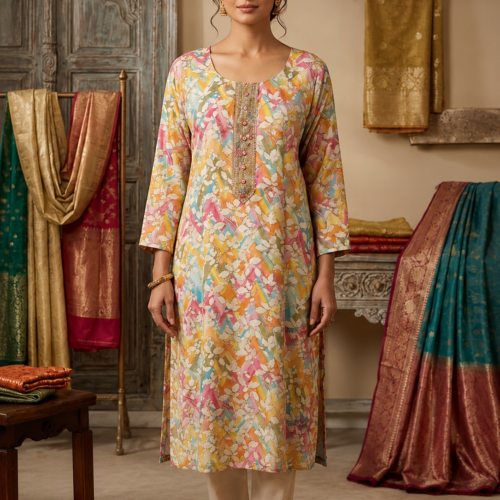 Exquisite Zari Embellished Kurti